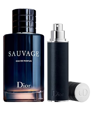 Christian Dior Sauvage For Men 2 Piece Set (3.4 Oz Eau De Parfum Spray / 0.34 Oz Eau De Parfum Spray /10 Ml Mini) Beauty & Personal Care Dior