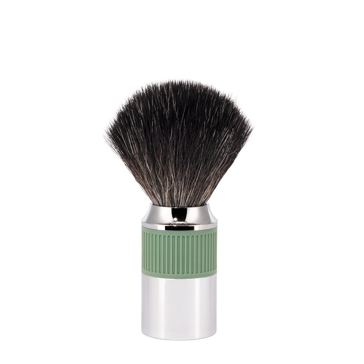 MÜHLE NEO shaving brush - Vegan Shave Brush for Shaving soaps and creams - sustainable eco-friendly and reusable - exfoliating shaving brush - chrome Beauty and Personal Care MÜHLE