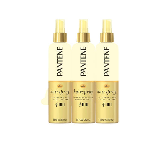 Pantene Hairspray, Non-Aerosol, Extra Strong Hold 3 8.5 fz (Pack of 3) Beauty & Personal Care Pantene