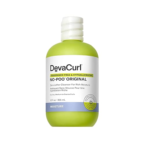 DevaCurl No-Poo Original Zero Lather Cleanser for Rich Moisture, Fragrance free and Hypoallergenic Beauty & Personal Care DevaCurl