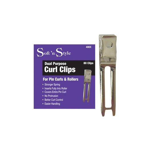 Soft N Style Dual Purpose Curl Clips,One Size Beauty & Personal Care Burmax