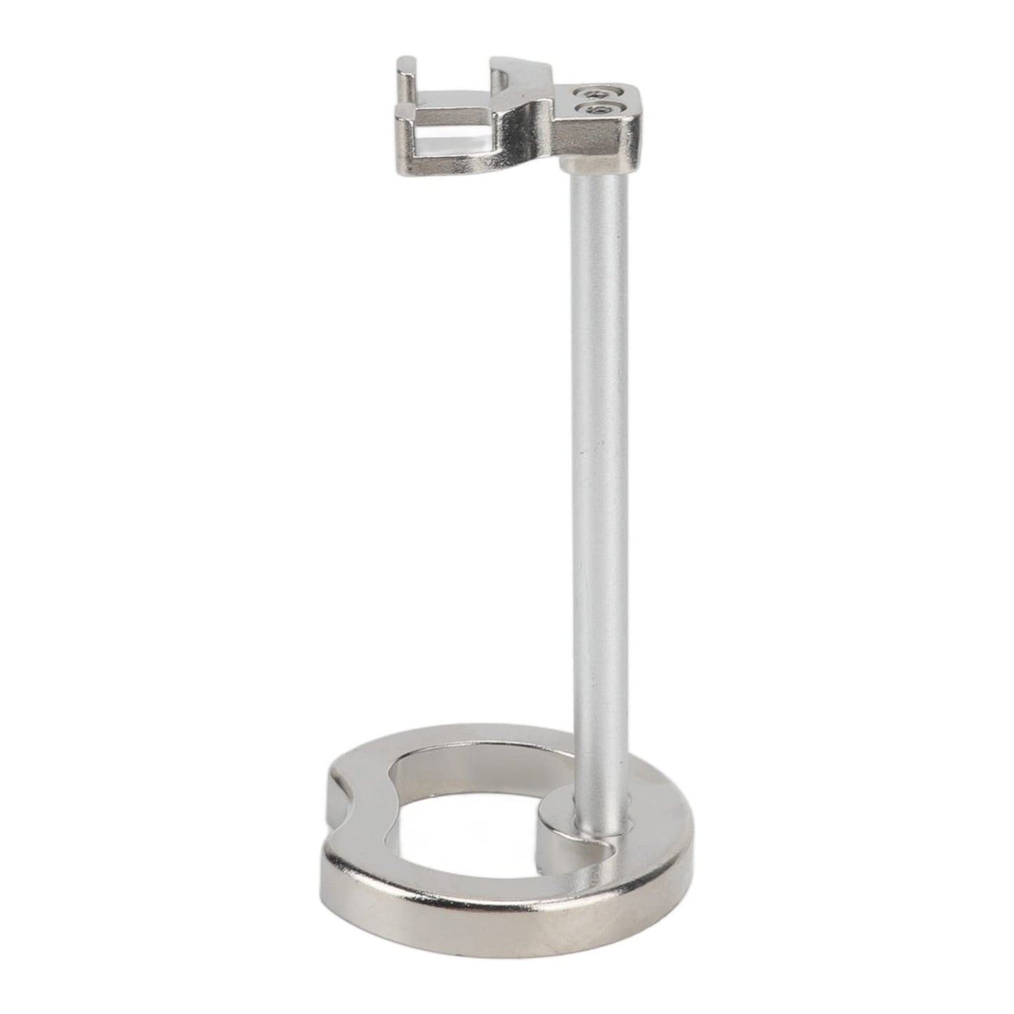 Omabeta Shaving Stand, Metal Zinc Alloy Chrome Plated Heavy Duty Base, Shaving Stand, For Bathroom and Brush Storage, Chrome, Universal Size, 1-Piece Beauty and Personal Care Omabeta