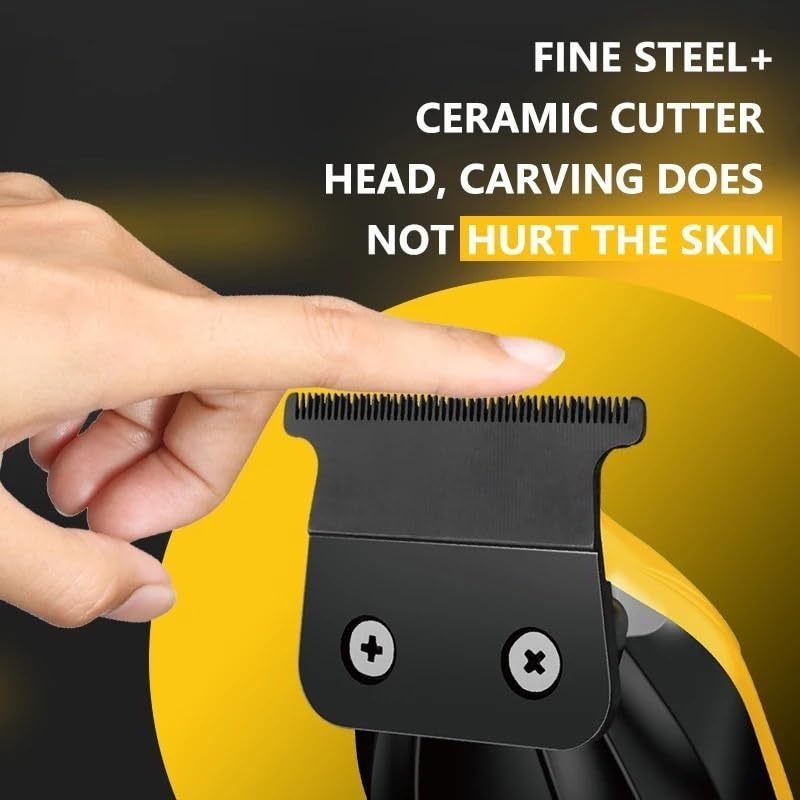 GLESVOWIO Hair Clippers for Men USB Charging Cordless with T-Blade for Precision Trimming(Purple) Beauty and Personal Care GLESVOWIO