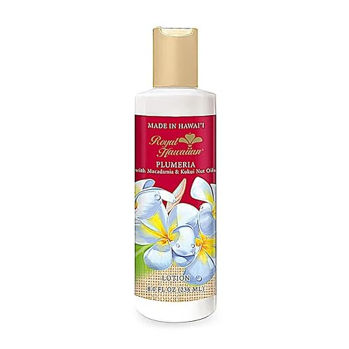 Royal Hawaiian Plumeria Body Lotion - 8.0 fl. oz. Beauty & Personal Care Tikimaster