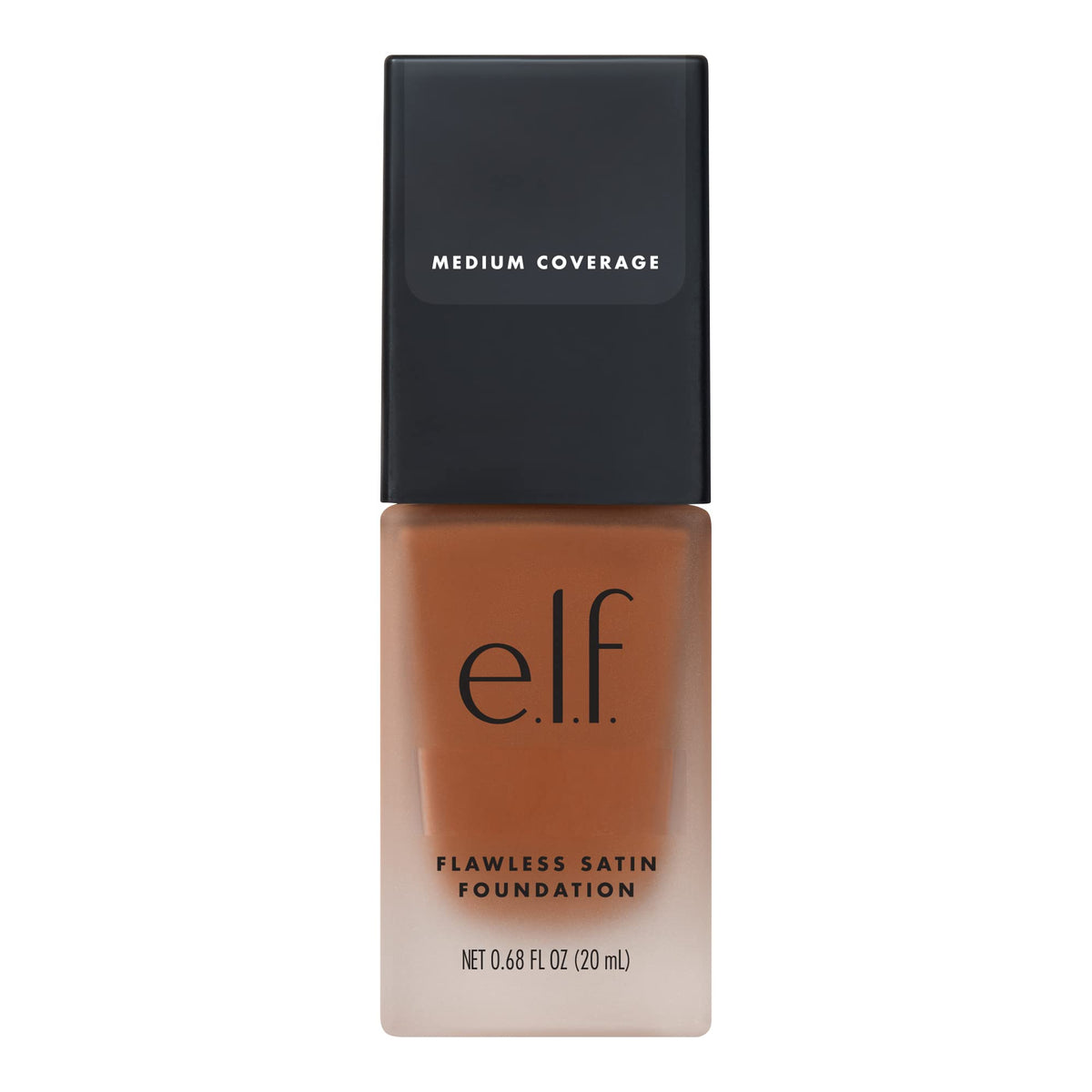 e.l.f. Flawless Satin Foundation, Lightweight & Medium Coverage, Semi-Matte Finish, Vegan , Coco, 0.68 Fl Oz (20mL) Beauty & Personal Care e.l.f.