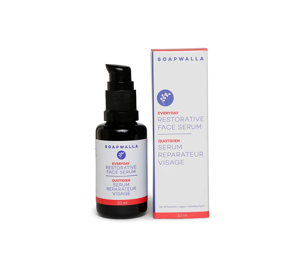 Soapwalla - Restorative Facial Serum | Vegan, Cruelty-Free, Clean Skincare (1 fl oz | 30 ml) Beauty & Personal Care Soapwalla
