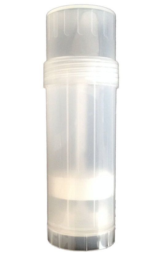 (24) Empty Clear Plastic Deodorant Containers - 2.2 Oz Cylinders Beauty and Personal Care Ozone Layer Deodorant