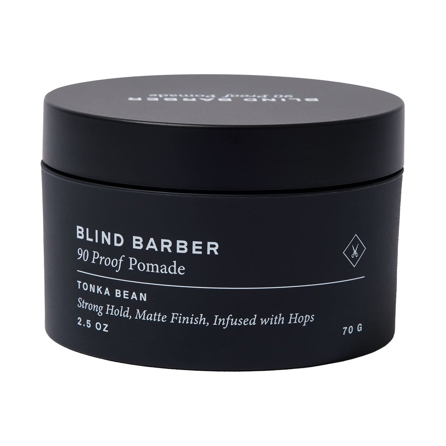 Blind Barber 90 Proof Hair Pomade for Men - Strong Hold, Natural Finish - Water-Based, Matte Pomade for Men with Hops & Tonka Bean - Free of Greasy Beauty & Personal Care Blind Barber