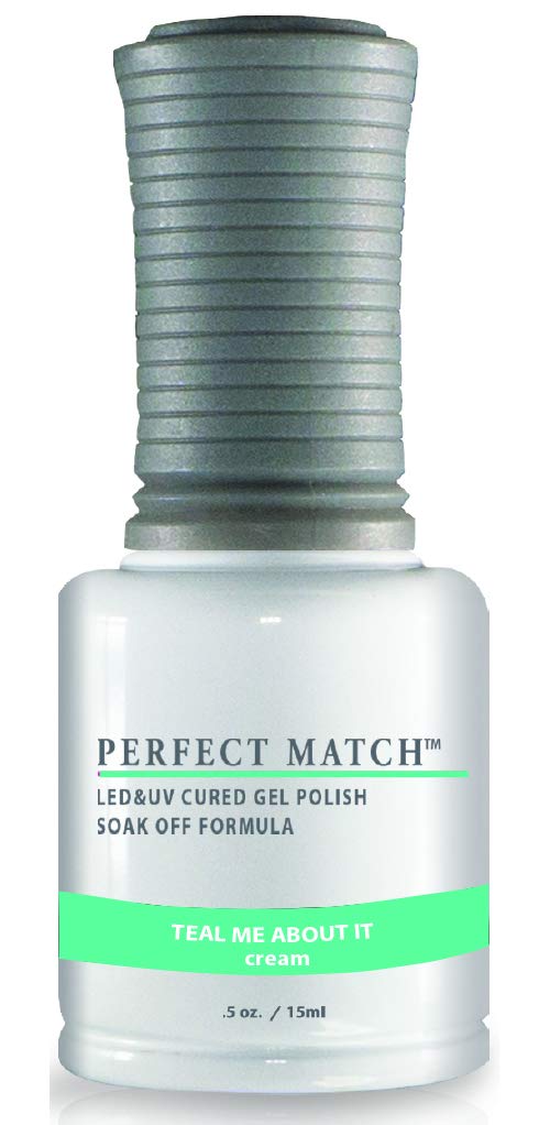 LECHAT Perfect Match Gel Polish, Teal Me About It, 0.5 Fl Oz