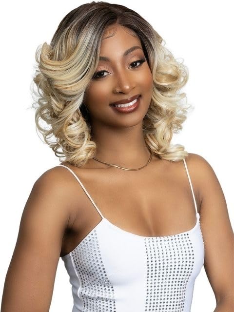 Janet Collection melt NUSKIN Invisible Lace Knots YAO Wig - UHD Deep Part, Pre-Plucked Hairline, Baby Hairs, Transparent Swiss Lace Front Wig,