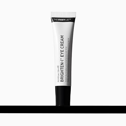 The INKEY List Brighten-I Eye Cream, Under-Eye Cream Helps Reduce Appearance of Dark Circles and Boost Skin’s Glow, Makeup Under-Eye Primer, 0.50 fl Beauty & Personal Care The INKEY List