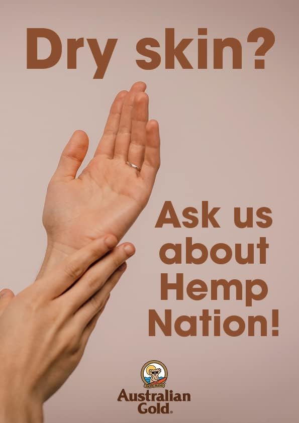 Hemp Nation Kiwi Cactus Water Moisturizer, Brown Beauty & Personal Care Australian Gold