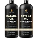 INFINA ESSENTIALS Batana Oil Shampoo and Conditioner Set | 16 fl oz Each | with Biotin & Tea Tree | Moisturizing, Strengthening & Nourishing Formula | Beauty & Personal Care INFINA ESSENTIALS