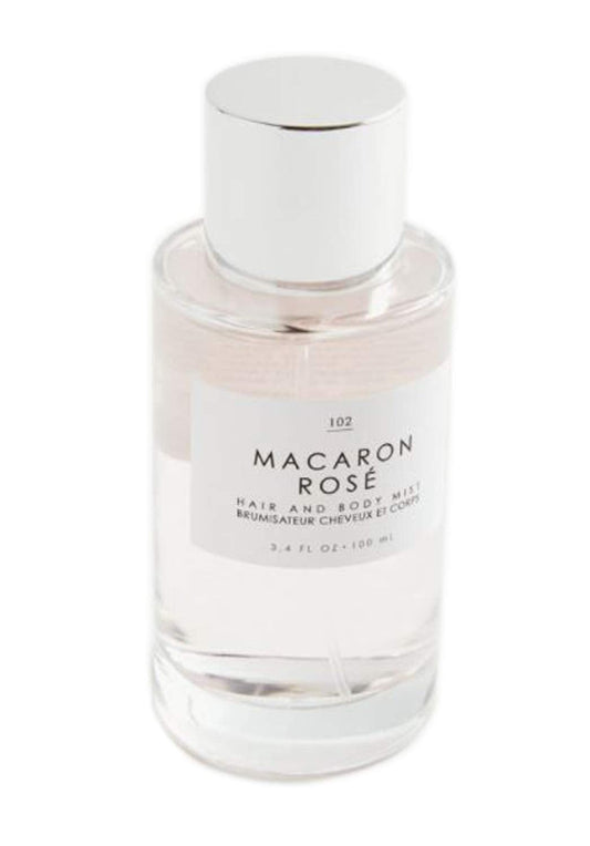 Gourmand Macaron Rose Hair + Body Mist 3.4 Fl.Oz! Blend Of Eau De Rose, Turkish Delight And Sugarcane! Perfumed Hair Beauty & Personal Care Gourmand