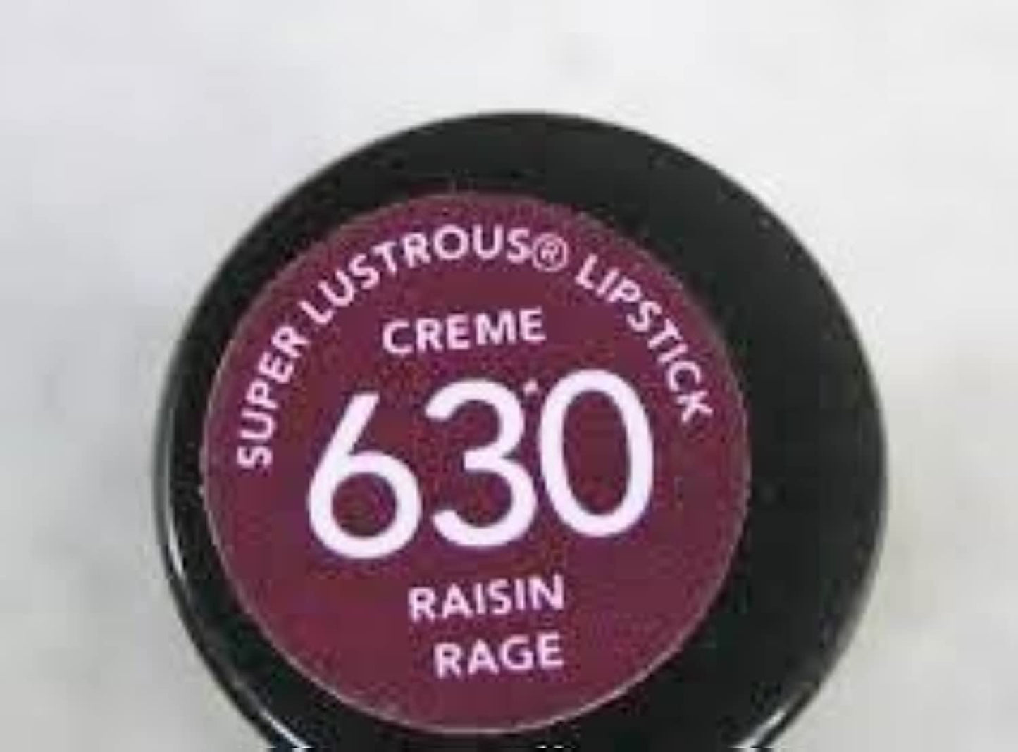Revlon Super Lustrous Lipstick with Vitamin E and Avocado Oil, Cream Lipstick in Wine, 630 Raisin Rage, 0.15 oz (Pack of 2) Beauty & Personal Care REVLON