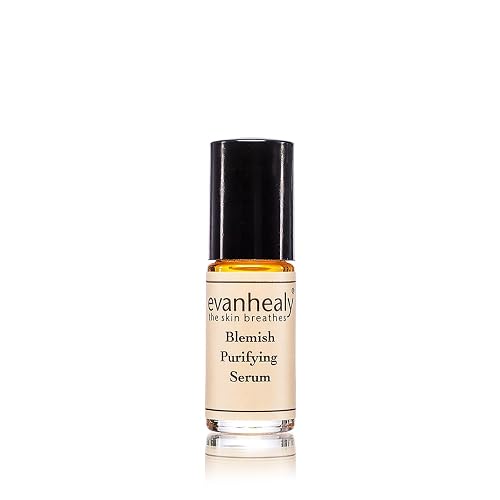 evanhealy Blemish Purifying Serum | Organic Facial Serum Roll-On for Blemishes | Natural Spot Treatment with Essential Oil for Oily & Sensitive Skin | Beauty & Personal Care evanhealy