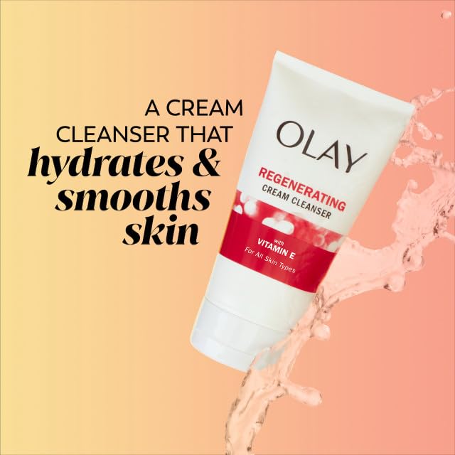 Olay Regenerist Regenerating Advanced Anti Aging Cream Facial Cleanser 5 oz (Pack of 3) Beauty & Personal Care Olay