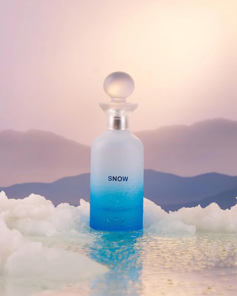 FRAGRANCE STORY SNOW for Men - Eau de Parfum Spray, Fresh Citrus Woody Scent, Long-Lasting Parfum, 100 ml / 3.4 fl oz Beauty & Personal Care FRAGRANCE STORY