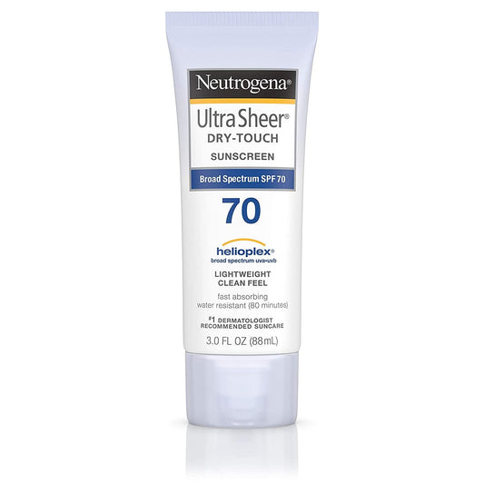 Neutrogena Ultra Sheer Dry Touch Sunscreen SPF 70, 3 Fluid Ounce Beauty & Personal Care Neutrogena