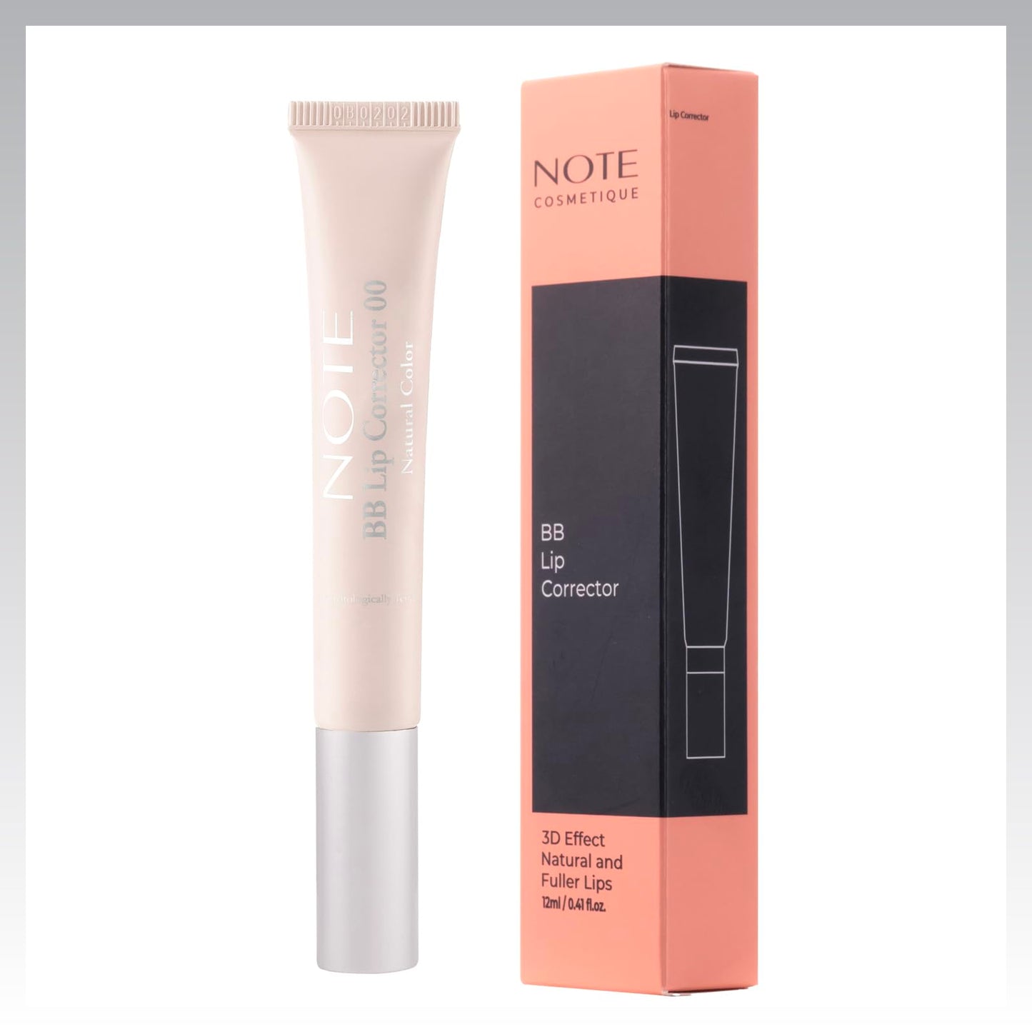 NOTE Cosmetique BB Lip Corrector - Clear Lip Gloss with Vitamin E for Fuller-Looking Lips - Natural Shine Hydrating Lip Balm - 00 BB - 0.40 oz Beauty and Personal Care NOTE