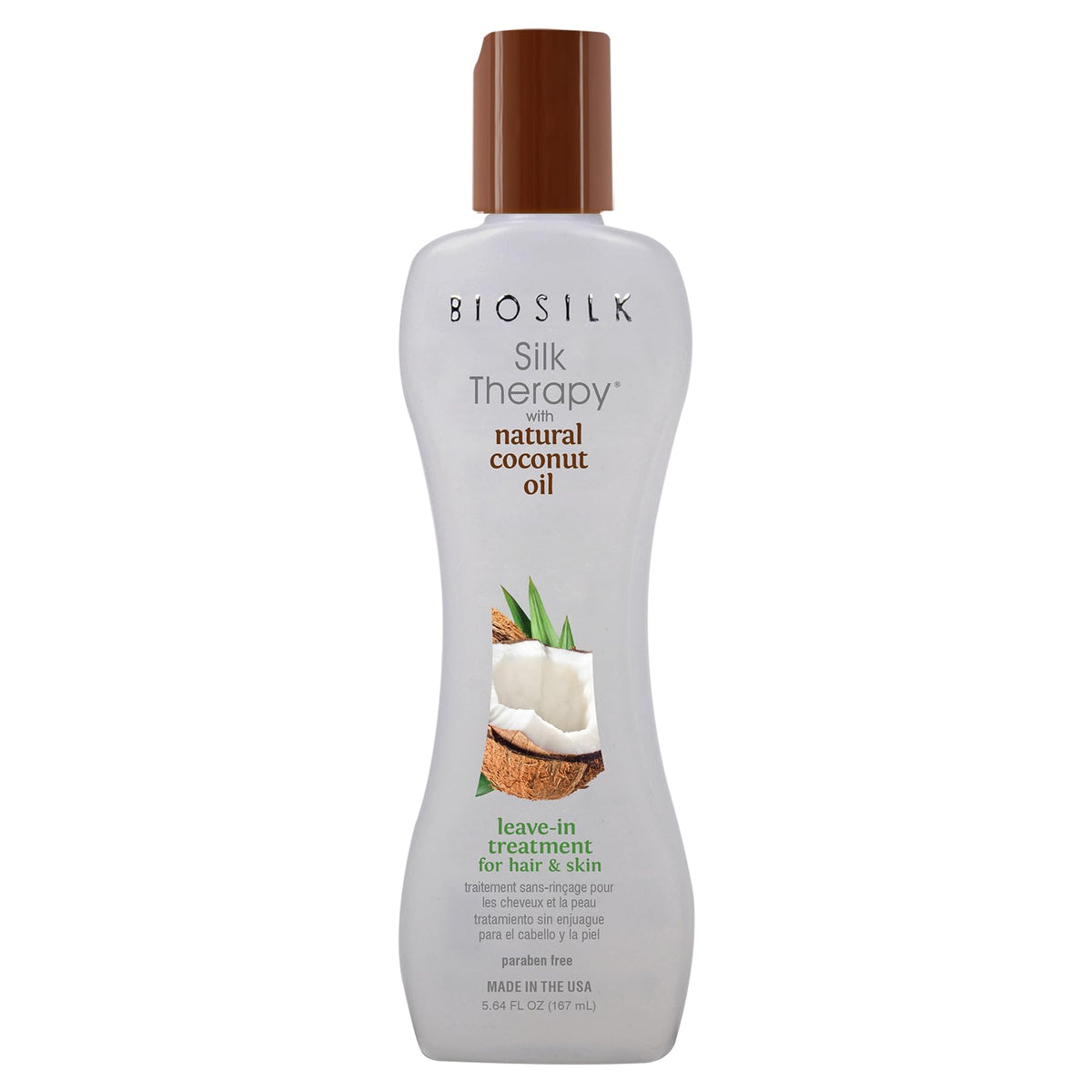 BioSilk Silk Therapy with Natural Coconut Oil, Leave-In Hair Treatment