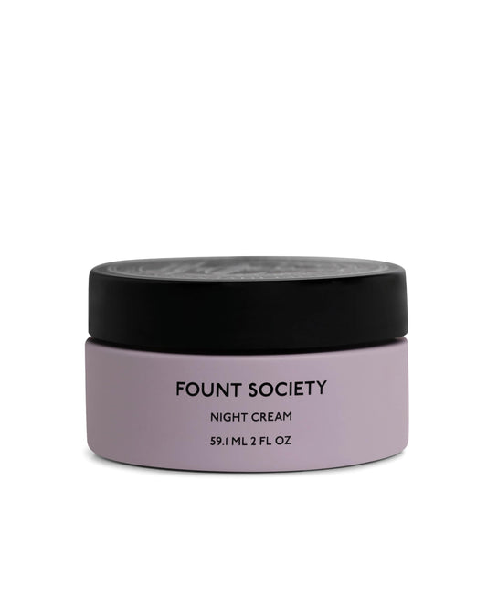 Fount Society Overnight Face Cream with Peptides and Hyaluronic Acid