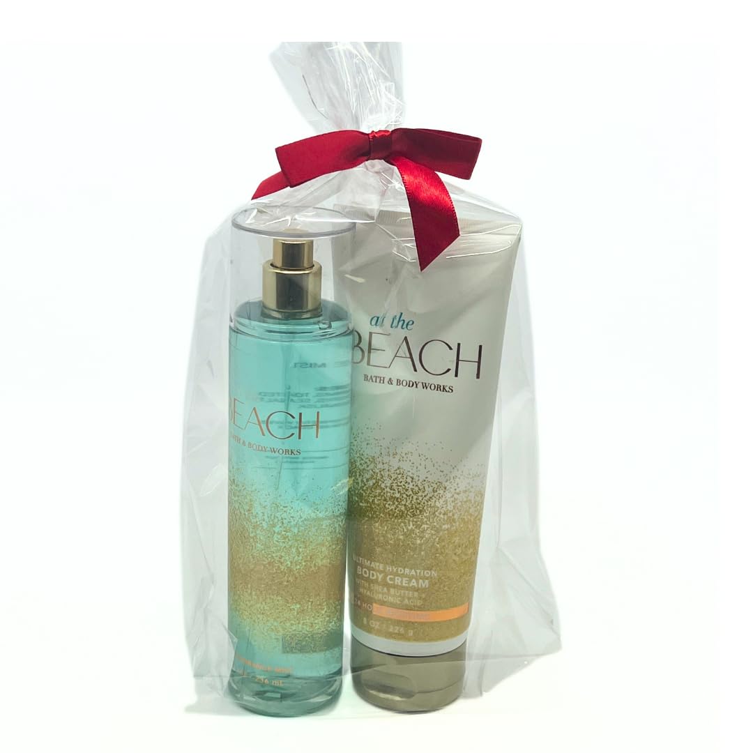 Bath & Body Works At the Beach - Gift Pack for Holiday - Mist 8oz and Body Cream 8oz Beauty & Personal Care Bath & Body Works