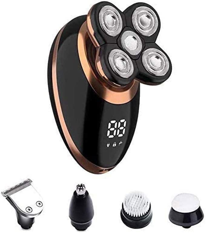 aiqiua Electric Razor for Men- 5 in 1 Shavers for Men- Shaver Grooming Kit- Multifunctional Electric Shavers- Wet & Dry RazorEasy to Operate and Store Beauty and Personal Care aiqiua