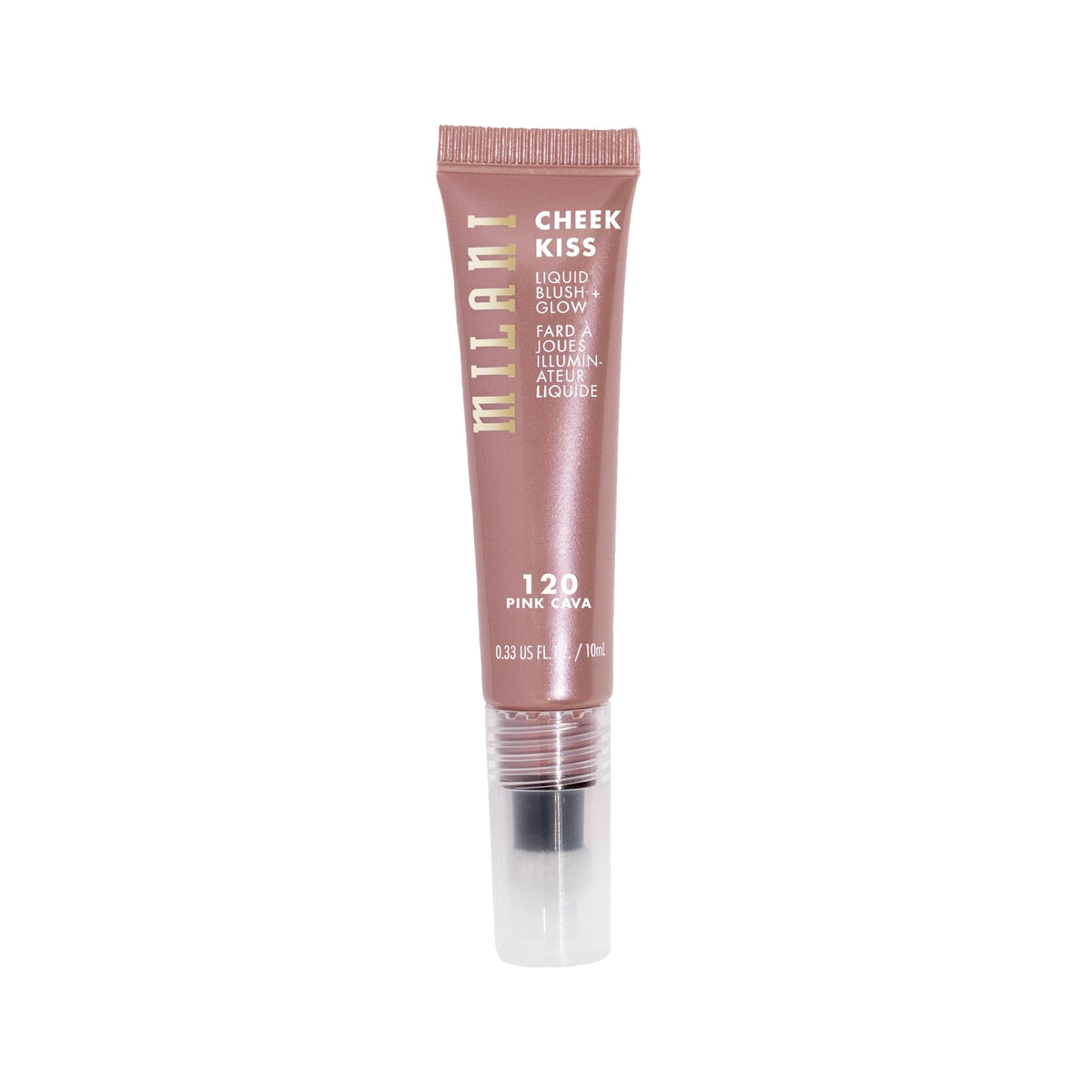 Milani Cheek Kiss Blush + Glow, Liquid Blush and Highlighter - Pink Cava
