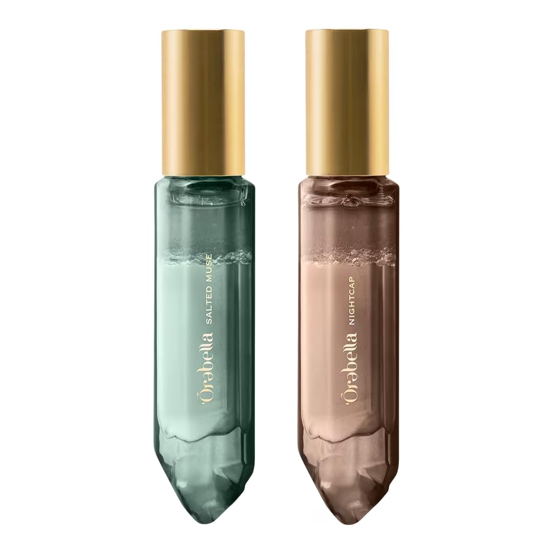Orebella Woods Travel Duo Gift Set, Salted Muse and Nightcap Fragrances Travel Spray Beauty & Personal Care Orebella