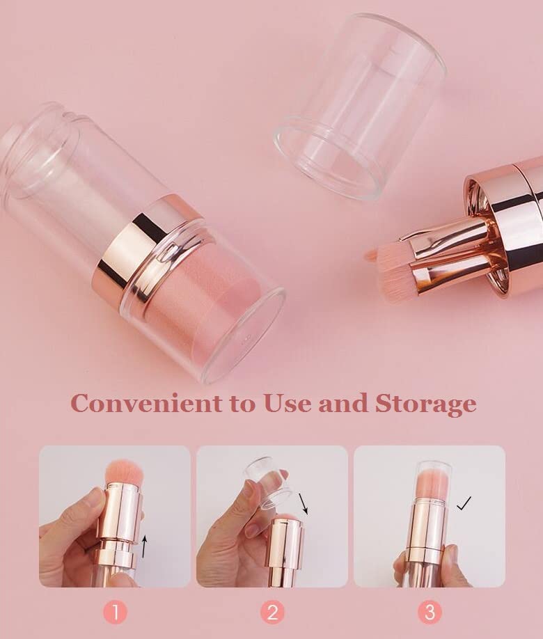 Liasun 5 In 1 Exquisite Multi-function Makeup Brushes Funny Combination Design - Blush Brush, Eyeshadow Brush, Angled Brow Brush,Blending Brush Beauty & Personal Care Liasun