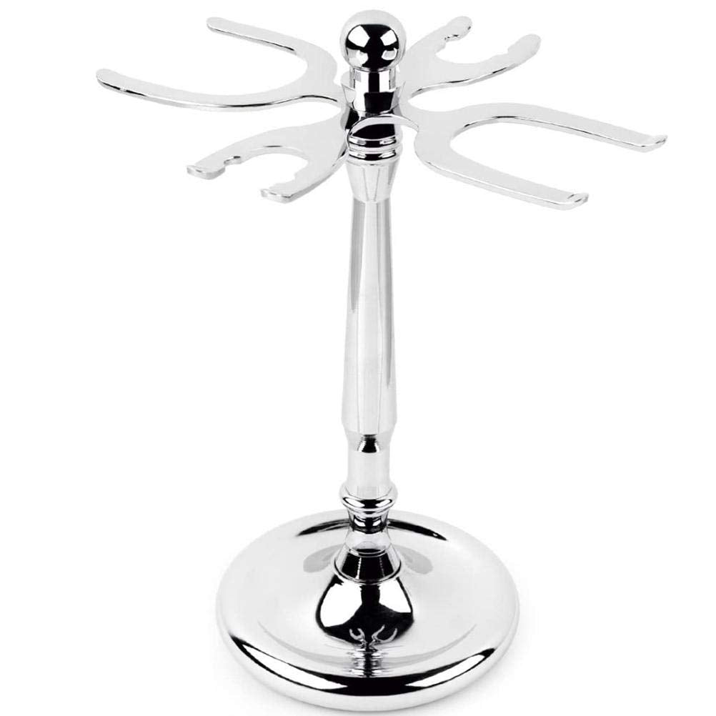 JTLB Classic 4 Prong and Brush Stand,Simple, Colorful and Tough,Shaving Brush Holder Stand Tool, Shaving Accessories for Man (15.3 * 7cm) Beauty and Personal Care JTLB