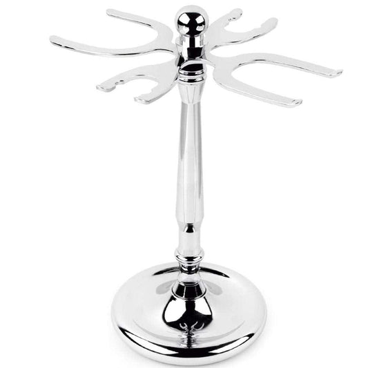 Mrisata 4 Prong s and Shave Brush Stand, Shaving Brush Holder Stand Tool, Shaving Accessories for Man, Holder, Holds 2 Double Safety s and 2 Shave Beauty and Personal Care Mrisata