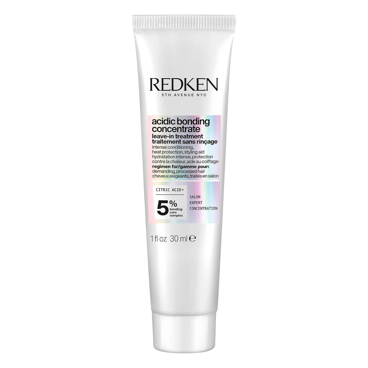 Redken Acidic Bonding Concentrate Leave-In - For Damaged Hair, 1 Fl Oz