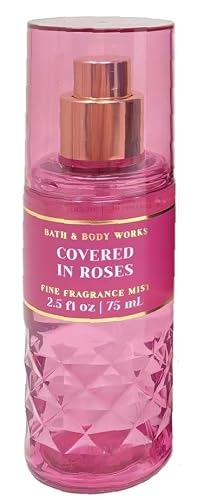 Bath and Body Works Travel Size Fine Fragrance Mist - Classic and Seasonal Scents - 2.5 fl oz each (Covered In Roses) Beauty & Personal Care Bath & Body Works