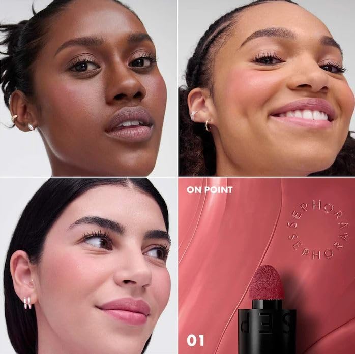 SEPHORA COLLECTION Blush & Go For Lip and Cheek - 01 ON POINT (7 ml/.23 Fl Oz) Beauty & Personal Care SEPHORA