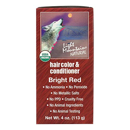 LIGHT MOUNTAIN 187013 Natural Hair Color 3 Piece -bright Red, 4 Ounce (Pack of 3) Beauty & Personal Care LIGHT MOUNTAIN