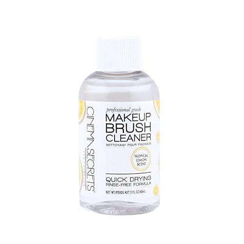 Cinema Secrets Original Makeup Brush Cleaner Solution - Professional Cleanser for Makeup Brushes - Quick-Drying, Rinse-Free Formula - Removes Stubborn Beauty & Personal Care CINEMA SECRETS