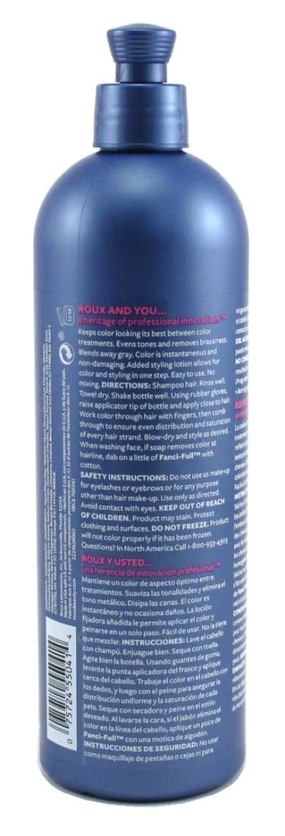 Roux Fanci-Full Rinse #41 True Steel 15.2 Ounce (449ml) (3 Pack) Beauty & Personal Care Roux