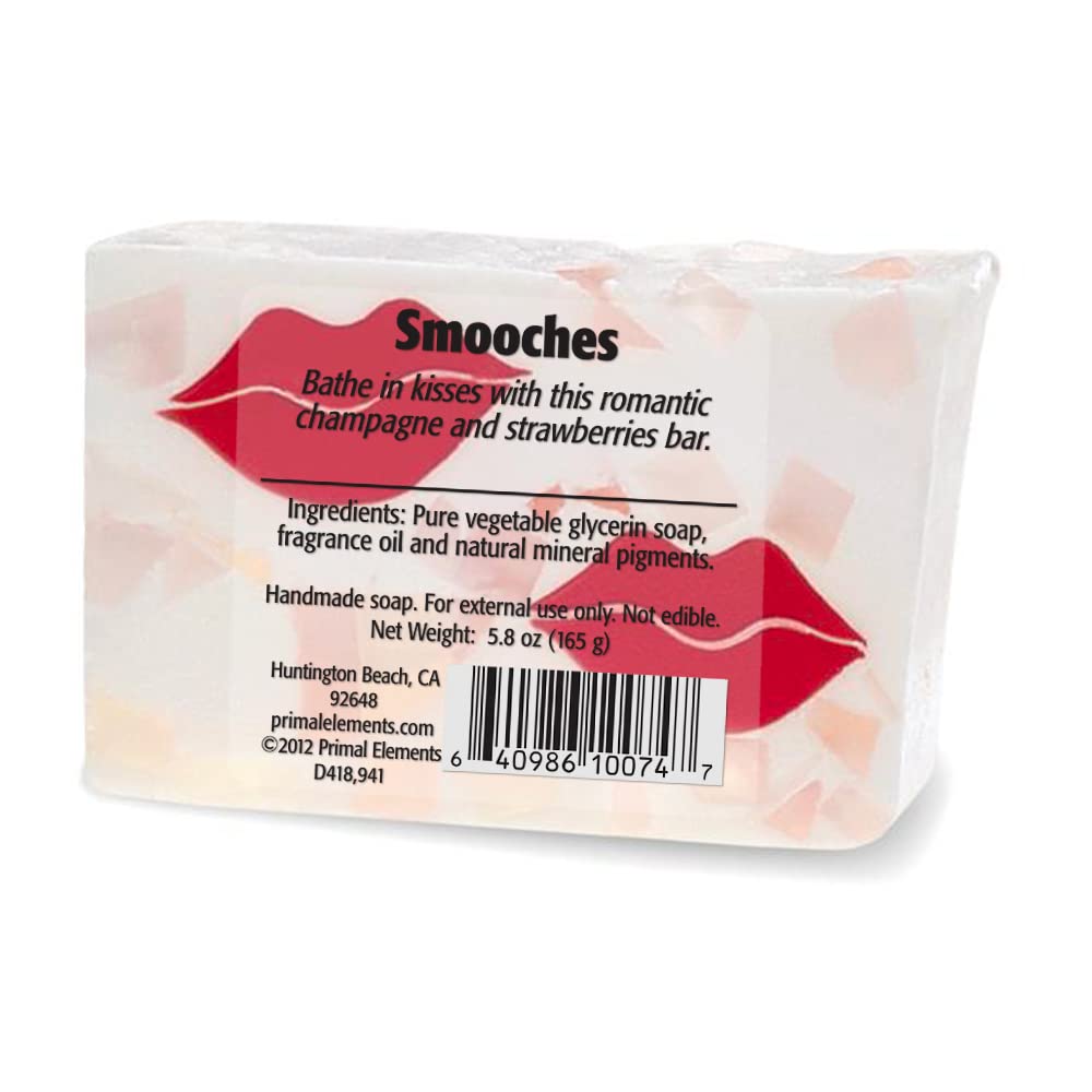 Primal Elements Glycerin Bar Soap | Valentines Soap Helps All Skin Types, Sensitive, Oily & Dry Skin | NO PARABENS, VEGAN, GLUTEN FREE, 100% VEGETABLE Beauty & Personal Care Primal Elements
