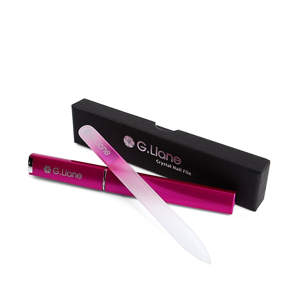 G.Liane Crystal Nail File Set-Professional Nail File Manicure Pedicure Kit for Natural Nails Acrylic Nails Gels Nails Manicure Tools for Home Beauty & Personal Care G.Liane