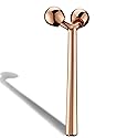 Tekson Face Roller, Facial Metal Massager, Massage Tool for face (Rose) Beauty & Personal Care Tekson