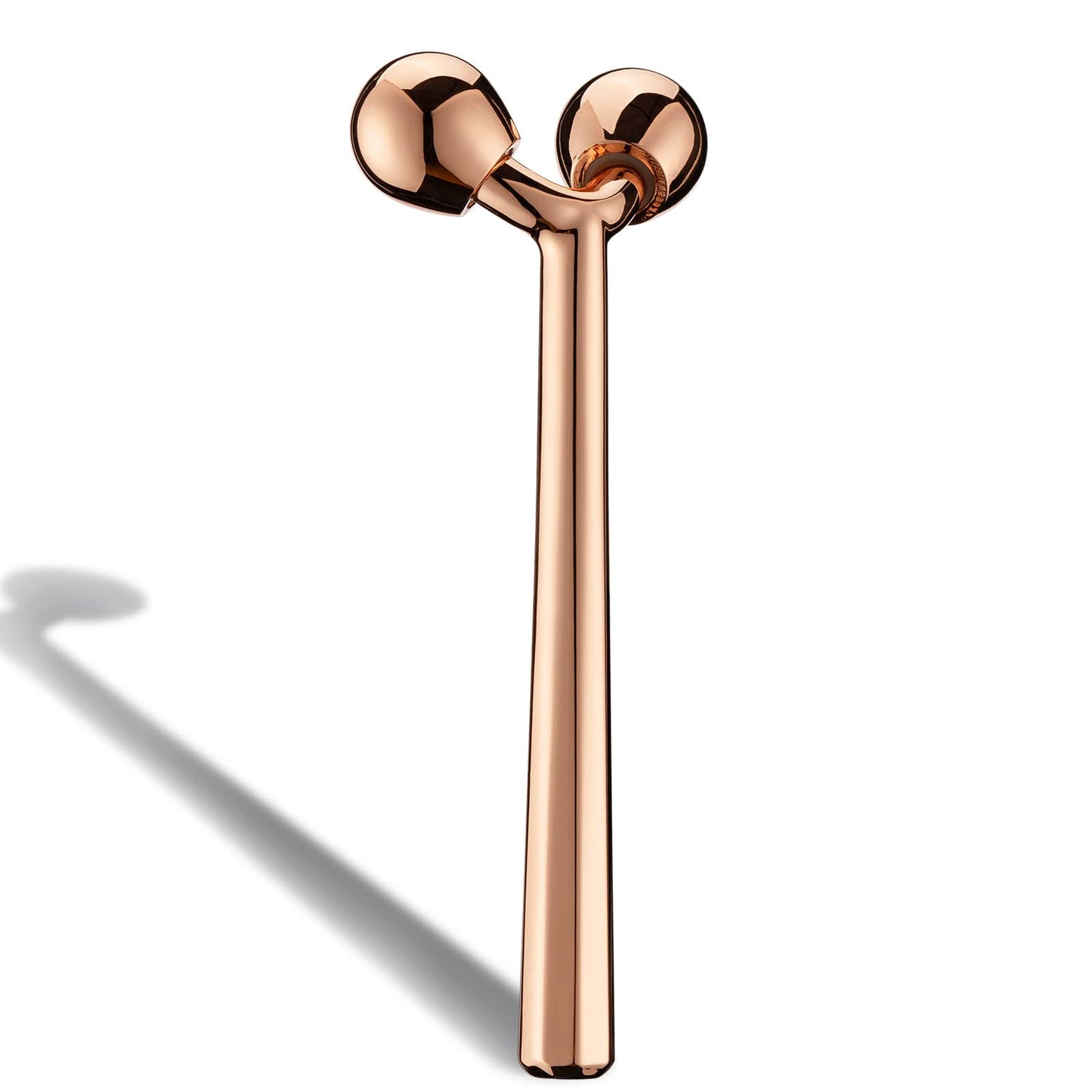 Tekson Face Roller, Facial Metal Massager, Massage Tool for face (Rose) Beauty & Personal Care Tekson