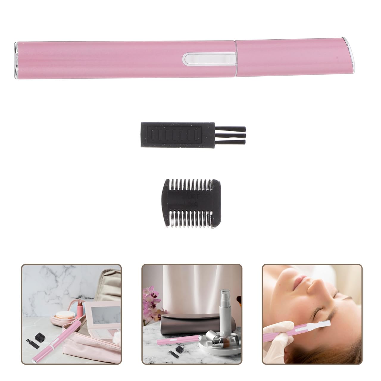 minkissy Women Electric Eyebrow Trimmer Facial Hair Remover Lightweight Portable Electric Razor for Precise Shaping and Body Hair Grooming Beauty and Personal Care minkissy