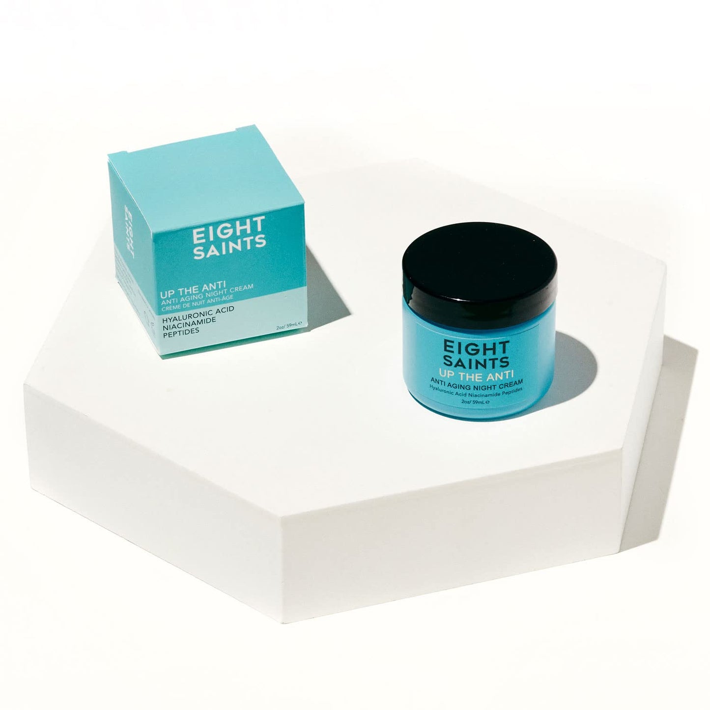 Eight Saints Skin Care Up the Anti Night Cream Face Moisturizer to Reduce Fine Lines and Wrinkles, Natural and Organic Anti Aging Cream For Face Beauty & Personal Care Eight Saints