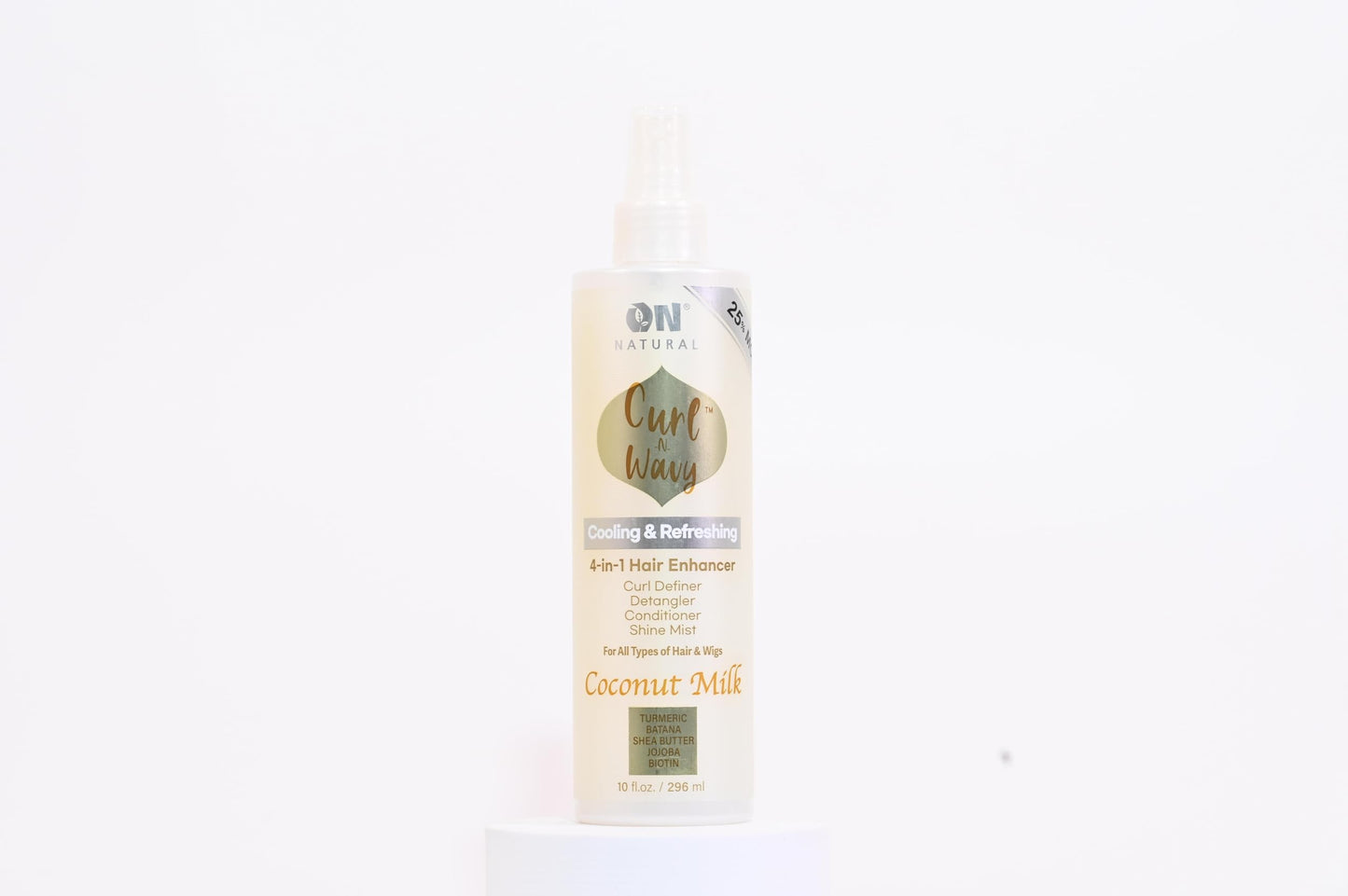 On Natural Curl-N-Wavy 4-in-1 Hair Enhancer For All Hair Texture [Coconut Milk] 10 OZ Beauty & Personal Care On Natural