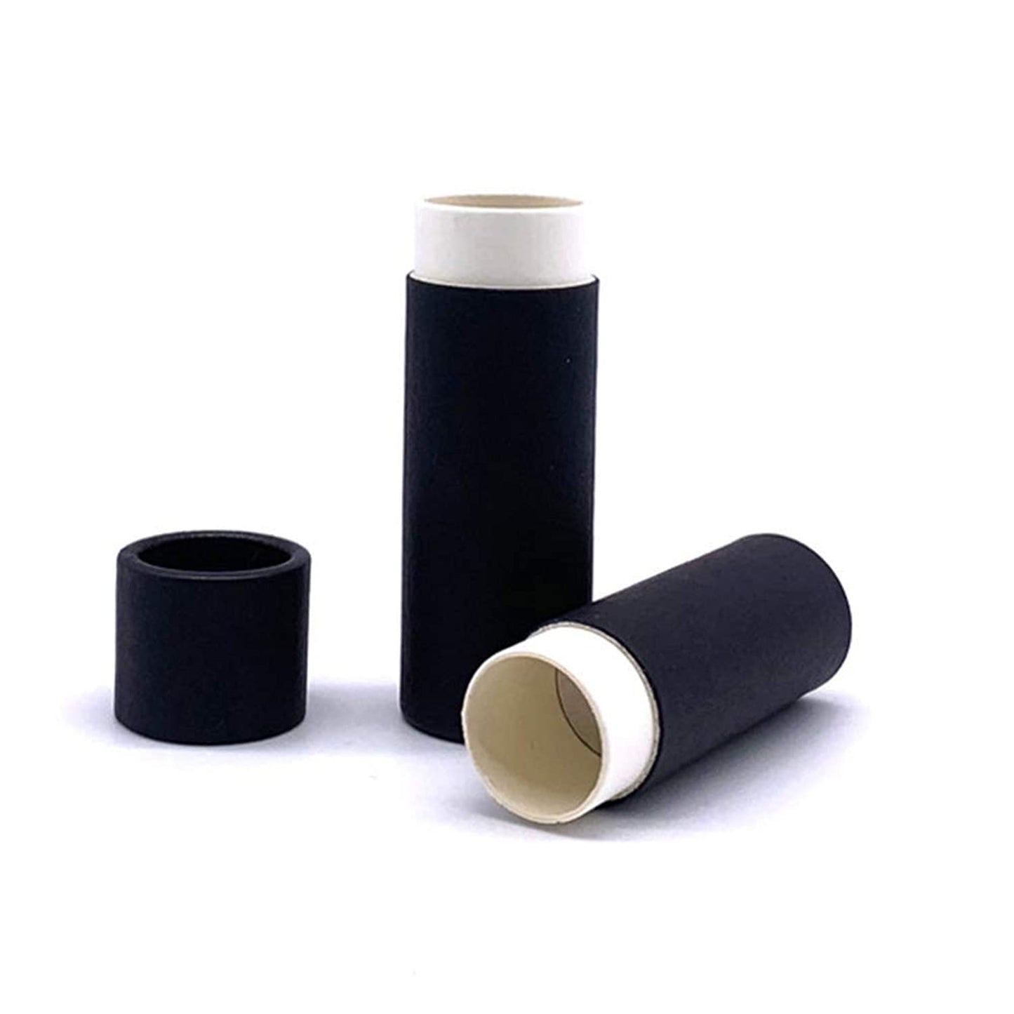 Healthcom 10 Pack 15ml Paperboard Lip Balm Tubes Kraft Paper Lipstick Tube Cardboard 0.5 Oz Empty Deodorant Container Solid Perfume Tube Cosmetic Box Beauty and Personal Care Healthcom