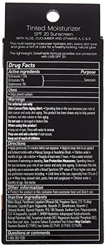 e.l.f. Tinted Moisturizer SPF 20, Sand, 0.88 Ounce Beauty & Personal Care e.l.f.