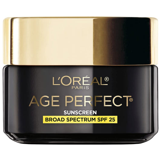 LOreal Paris Age Perfect Cell Renewal Anti-Aging Day Moisturizer with Broad Spectrum SPF 25 Sunscreen, Antioxidants, and Vitamin E 1.7oz Beauty & Personal Care L'Oreal Paris