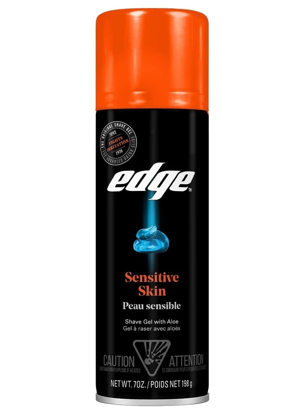 Edge Shave Gel for Men Sensitive Skin, 7oz, 2-Pack Beauty and Personal Care Edge